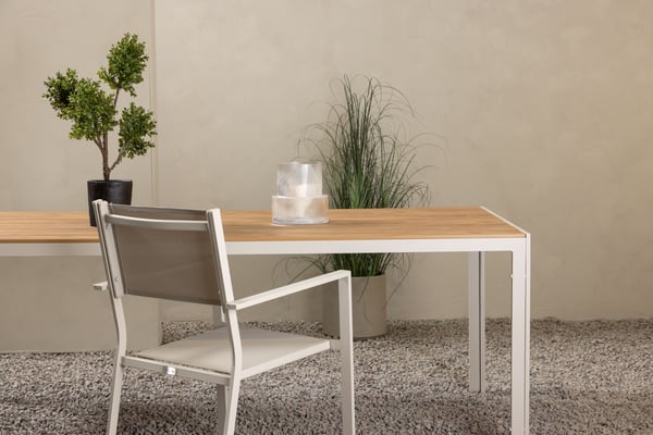 Ulkopöytä, Break, 205x90 cm, Beige