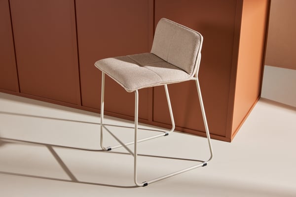 Baarituoli, Bisbee 2-pack, 50x41x85 cm, Beige