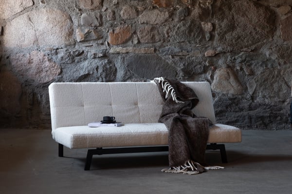 Sohvasänky, Bodil, 180x55 cm, Valkoinen