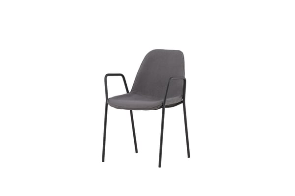 Ruokatuoli, Klädesholmen 2-pack, 60x56x80 cm, Tummanharmaa