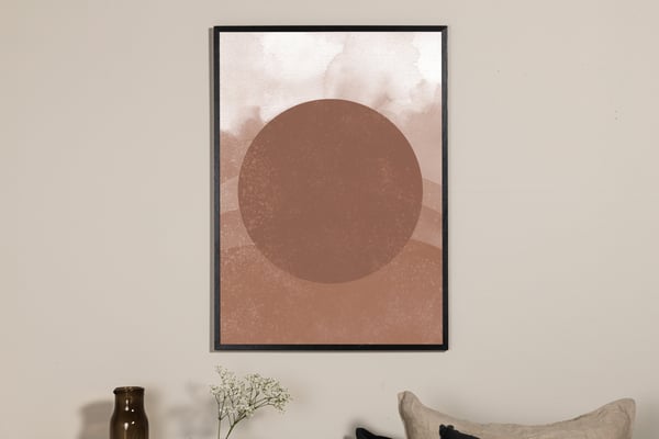 Juliste, Pehme sävy, 50x70 cm, Ruskea