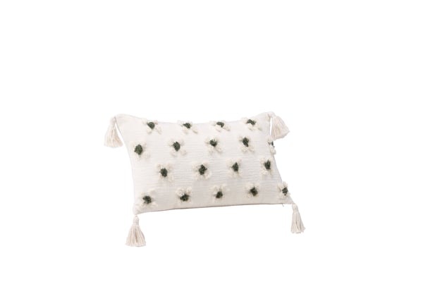 Tyynynpäällinen, Millie, 30x50 cm, Valkoinen