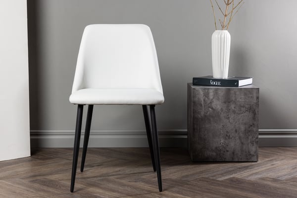 Ruokatuoli, Night-sarja 2-pack, 56x49x87 cm, Valkoinen