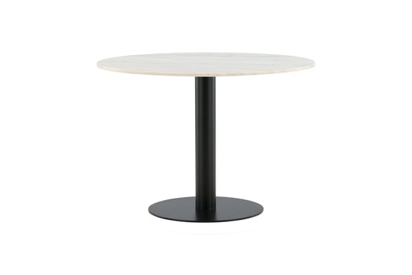 Ruokapöytä, Estelle, 106cm, Valkoinen