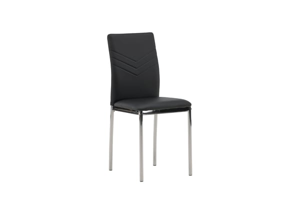 Ruokatuoli, Lily 2-pack, 43x40x88.5 cm, Musta
