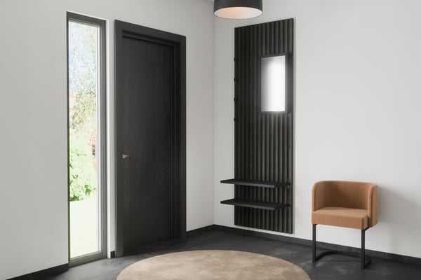 Seinäpaneeli, Nimes Industrial, 73x3x114 cm, Mocca