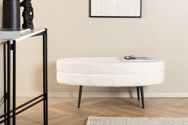 Rahi, Otto, 100x40x41 cm, Musta/Valkoinen