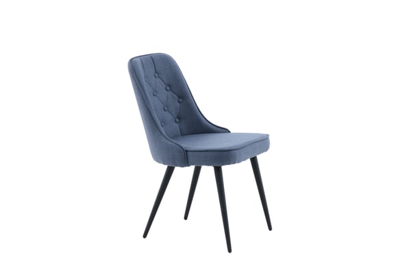Ruokatuoli, Velvet Deluxe, 66x50x88,5 cm, Sininen