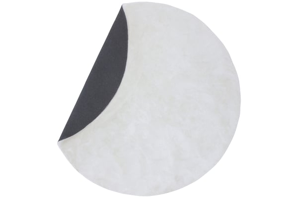 Matto, Blanca Round, 200x200 cm, Valkoinen