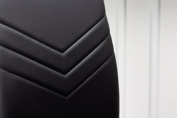 Ruokatuoli, Lily 2-pack, 43x40x88.5 cm, Musta