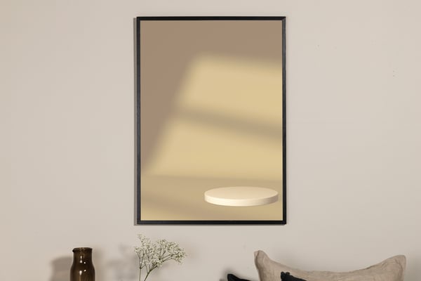 Juliste, Ikkunavalo, 50x70 cm, Keltainen