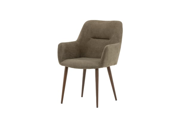 Ruokatuoli, Tomorrow 2-pack, 62x60x90 cm, Ruskea