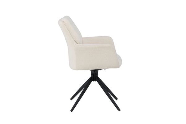 Ruokatuoli, Manchi 2-pack, 62x59,5x90 cm, Valkoinen