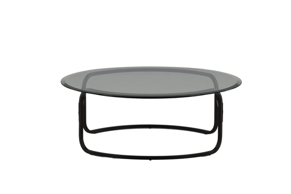 Sohvapöytä, Lomma, ø110 cm, Musta