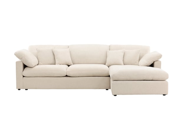 Kulmasohva, Amalfi, 304x182x89 cm, Beige