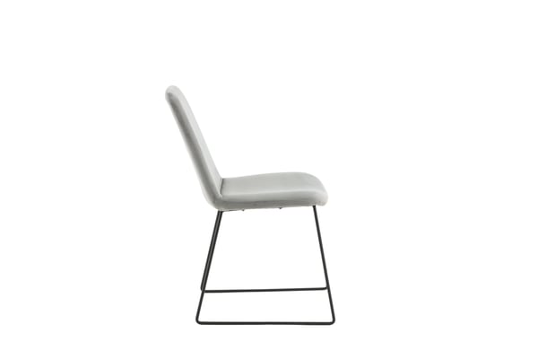 Ruokatuoli, Muce 2-pack, 63x43x84 cm, Harmaa