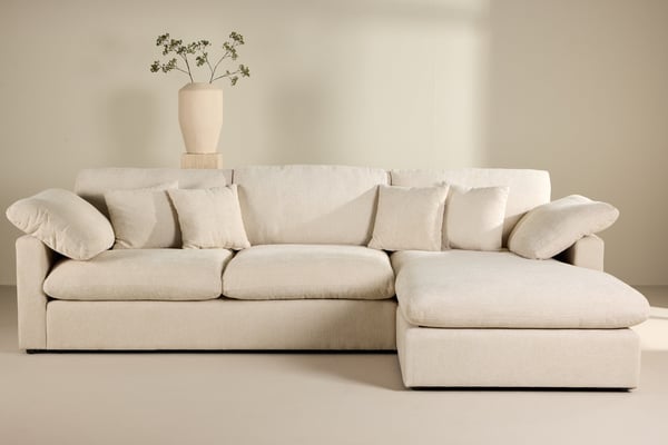 Kulmasohva, Amalfi, 304x182x89 cm, Beige