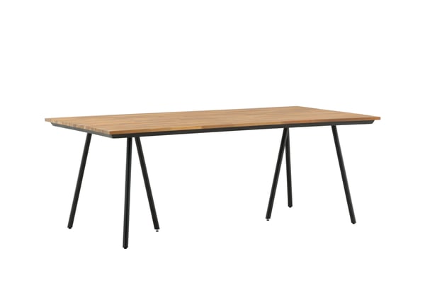 Ruokapöytä, Chan, 200x100 cm, Luonnollinen