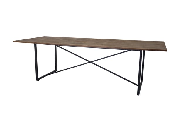 Ruokapöytä, Padang, 250x100x76 cm, Musta