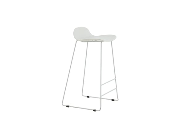 Baari tuoli, Wave 2-pack, 42x50x87 cm, Valkoinen