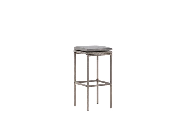Baarijakkara, Alo Barchair Teräs, 38x76x38 cm, Harmaa