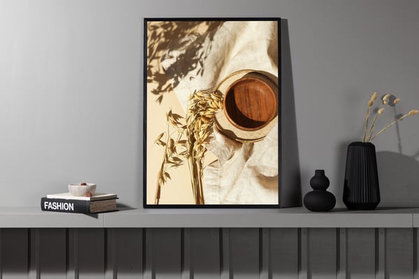 Juliste, Ruskea Kulho, 70x100 cm, Beige