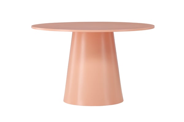 Ruokapöytä, Lanzo, ⌀120 cm, Persikka