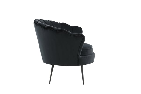 Sohva, Calais Single, 77x76x83 cm, Musta