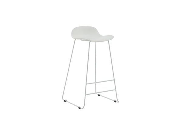 Baari tuoli, Wave 2-pack, 42x50x87 cm, Valkoinen