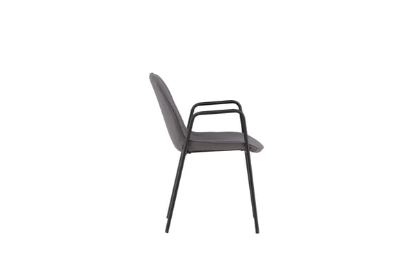 Ruokatuoli, Klädesholmen 2-pack, 60x56x80 cm, Tummanharmaa