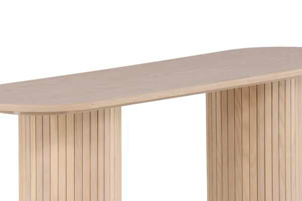 Sohvapöytä, Bianca, 40x130 cm, valkolakattu