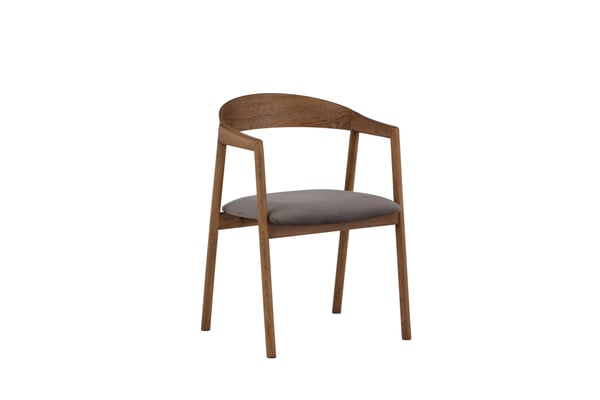 Ruokatuoli, Långön 2-pack, 56x53x76,5 cm, Ruskea