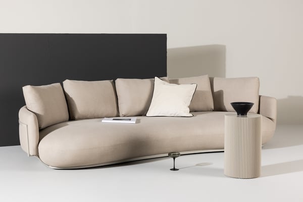 Sohva, Stellar, 113x275x58 cm, Beige