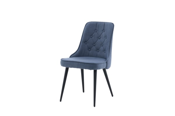Ruokatuoli, Velvet Deluxe, 66x50x88,5 cm, Sininen