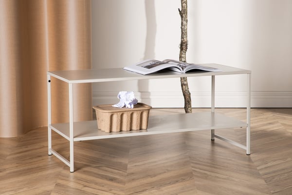 Pöytä, Teräs, 102x43 cm, Beige