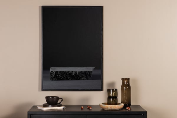 Juliste, Black Rock, 21x30 cm, Musta