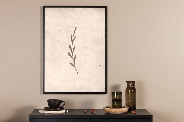 Juliste, Syksyn lehti, 70x100 cm, Beige