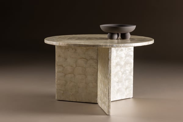 Sohvapöytä, Smögen, ⌀70 cm, Beige