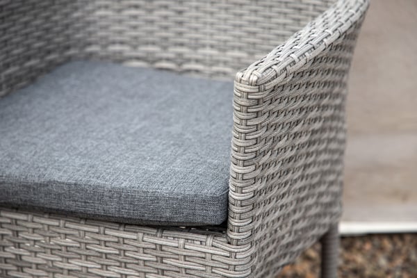 Ruokatuoli, Malina 2-pack, 86x58x60 cm, Harmaa