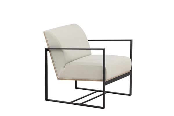 Yksittäinen sohva, Kansas, 83x81x70 cm, Offwhite