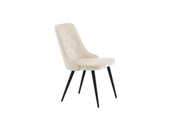 Ruokatuoli, Velvet Deluxe, 66x50x88,5 cm, Beige
