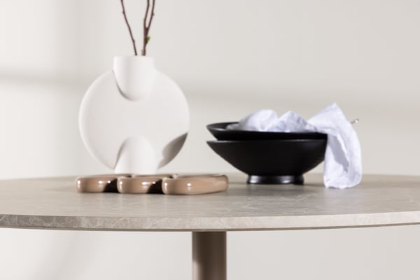 Ruokapöytä, Lycke, ⌀110 cm, Beige