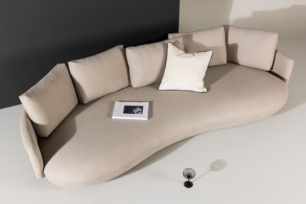 Sohva, Stellar, 113x275x58 cm, Beige