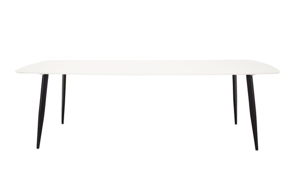 Ruokapöytä, Polar Elips, 240x100 cm, Valkoinen