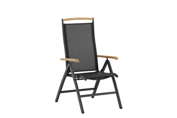 Tuoli, Panama 5-asentoa, 75x60x110 cm, Musta