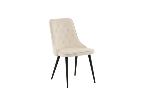 Ruokatuoli, Velvet Deluxe, 66x50x88,5 cm, Beige