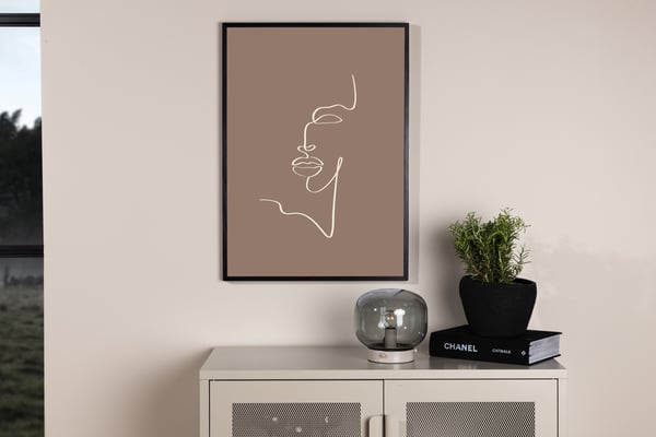 Juliste, Siluetti, 70x100 cm, Ruskea