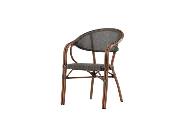 Tuoli, Vila Real kahvilatuoli 2-pack, 83x57x60 cm, Musta