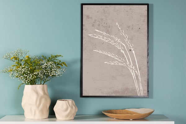Juliste, Siemenet, 30x40 cm, Beige