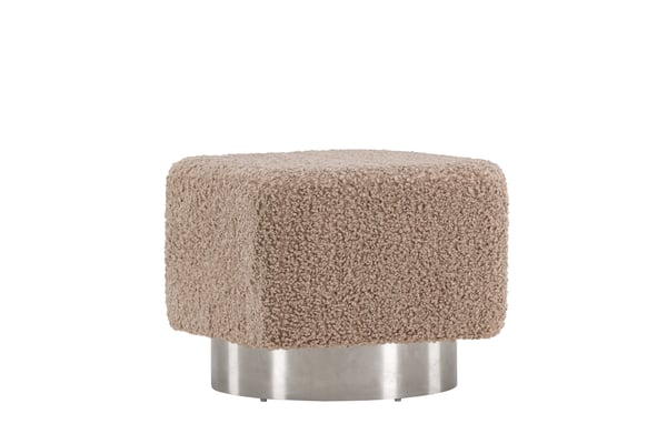 Rahi/Pouf, Newton, 45x38 cm, Hopea/Beige